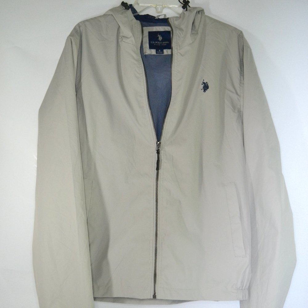 U.S Polo hoodie for Men Silver Grey size Small